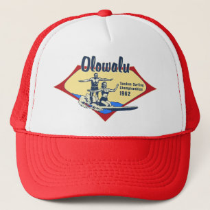 Tandem Surfing Hawaiian Trucker Hats