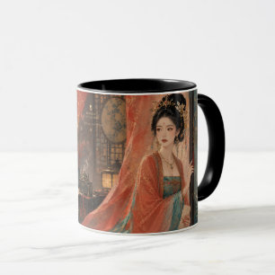 Tang Empire Palace Painting Scroll. Mug