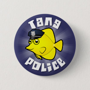 Tang Police 2 Inch Round Button