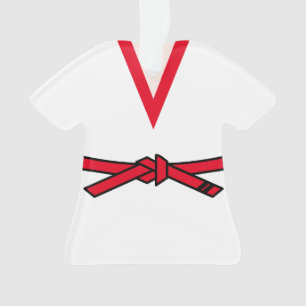 Tang Soo Do 1er Gup Ceinture rouge Personnalisée