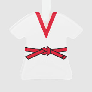 Tang Soo Do 2nd Gup Red Belt Personalized Ornament