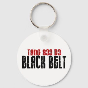 Tang Soo Do Black Belt Karate Keychain