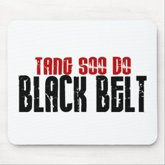 Tang Soo Do Black Belt Karate Mouse Pad