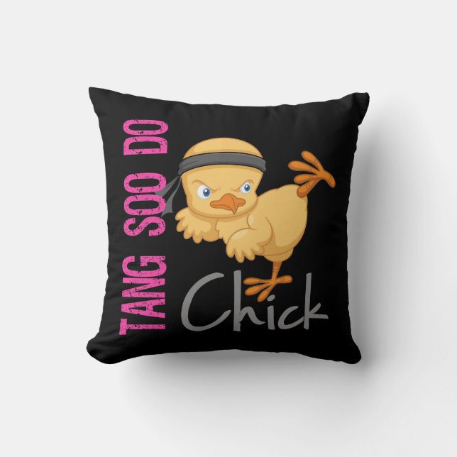 Tang Soo Do Chick Throw Pillow (Front)