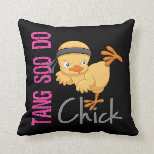 Tang Soo Do Chick Throw Pillow