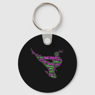 Tang Soo Do Girls Karate Martial Arts Training Keychain