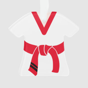 Tang Soo Do Red Belt 1st Gup Personalized Ornament