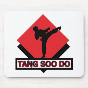 Tang Soo Do red diamond Mouse Pad