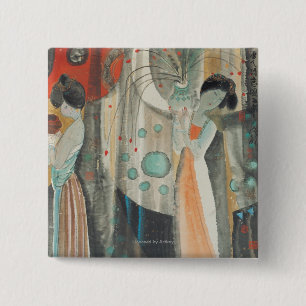 Tang Women 2 Inch Square Button