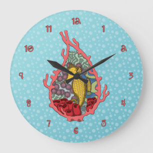 Tanga the Seahorse Horloge
