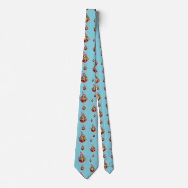 Tanga the Seahorse Men's Neck Tie (Front)