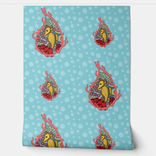 Tanga the Seahorse Wallpaper (Unrolling)