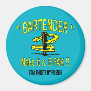 Tangage en fer à cheval 3" aimant rond