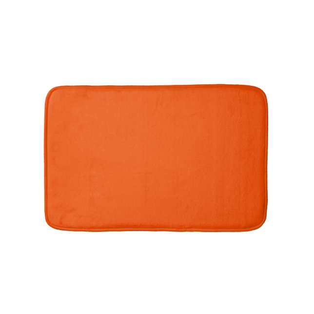 Tangelo Orange Bath Mat (Front)
