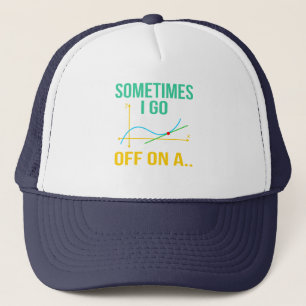 Tangent Math Teacher Mathematics Maths Student Trucker Hat