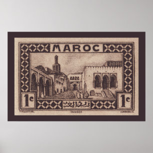 Tanger, Maroc - Poster