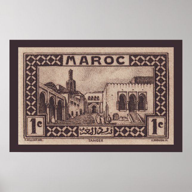 Tanger, Maroc - Poster (Devant)