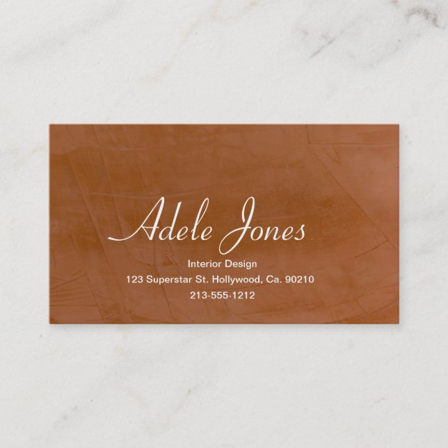 Tangerine Business Card (Front)