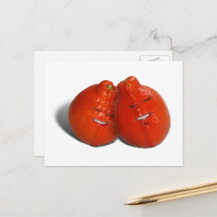 Tangerine Couple Postcard