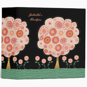 Tangerine Dream 3 Ring Recipe Book Binder