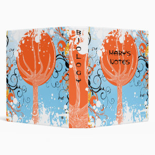 Tangerine Dreams Binder-Organizer Binder