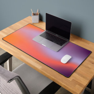 Tangerine Lavender Gradient Desk Mat
