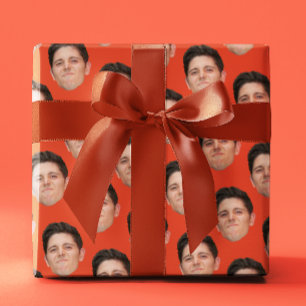 Tangerine Orange Papier Cadeau Tangerine