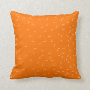 Tangerine Skies Throw Pillow