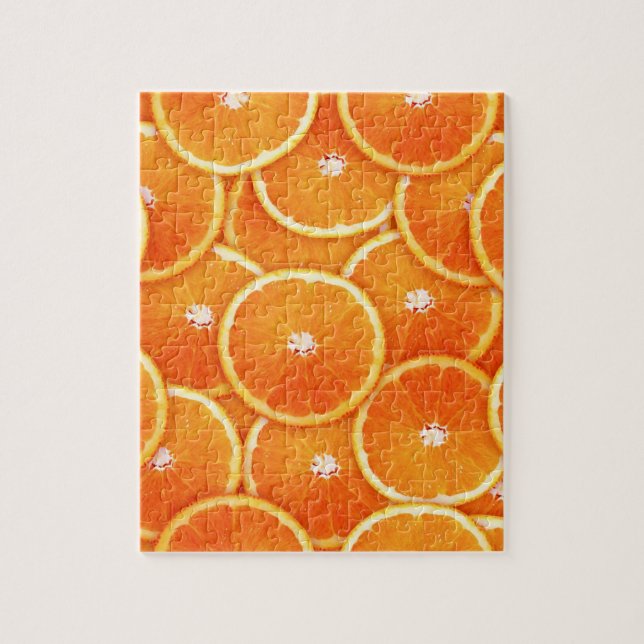 Tangerine slices jigsaw puzzle (Vertical)