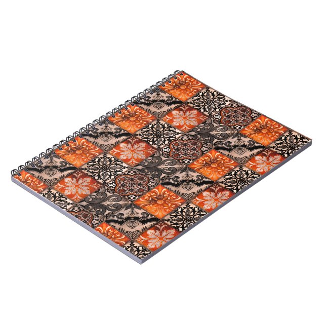 Tangerine Tile Notebook (Left Side)