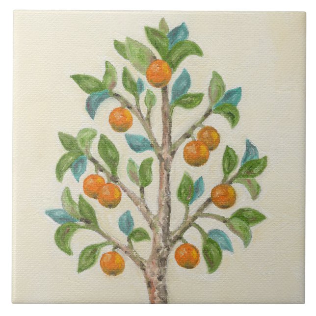 Tangerine Tree wall tile (Front)