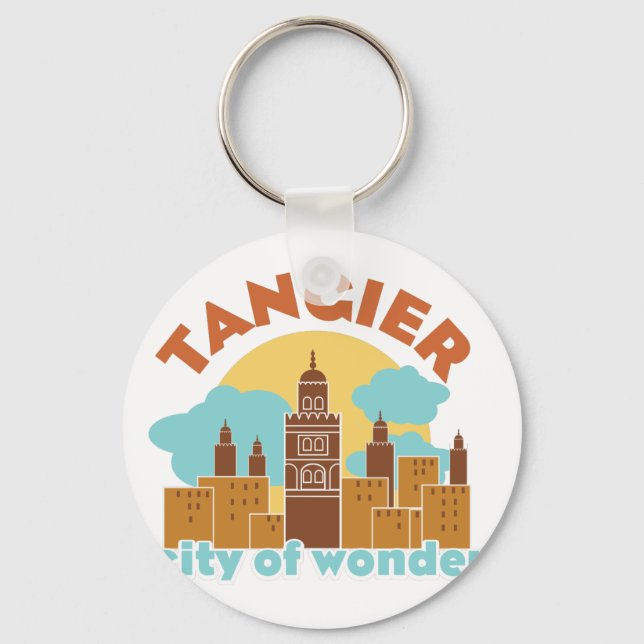 Tangier City Of Wonder Keychain (Front)