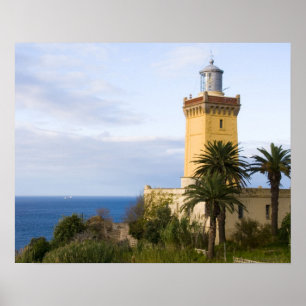 Tangier Morocco lighthouse at Cap Spartel Poster