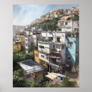 Tangier Morocco Painting Art Print Poster