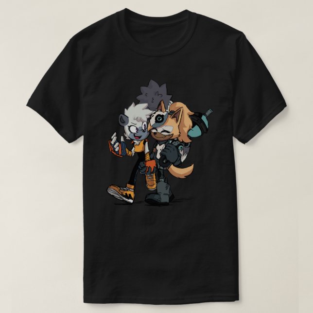 tangle and whisper stroll Sticker T-Shirt (Design Front)