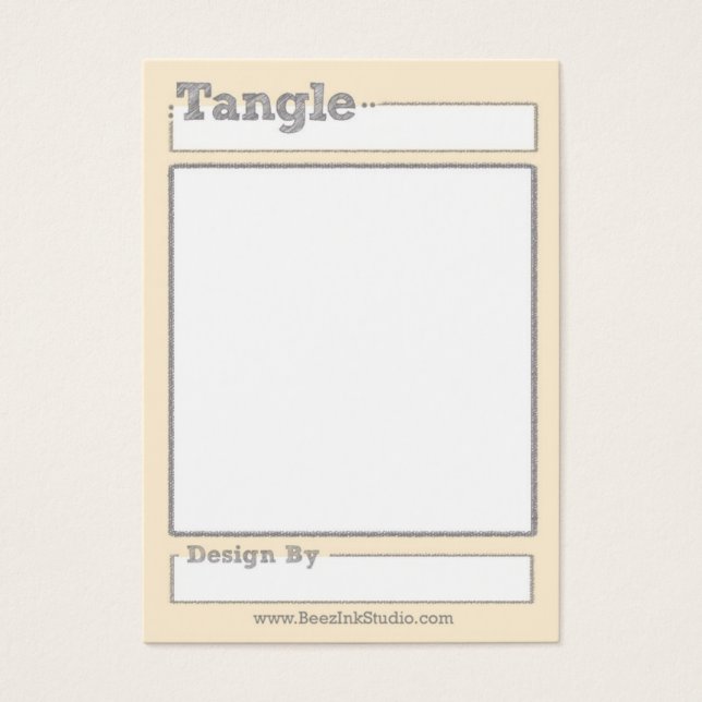 Tangle Trading Card (Front)