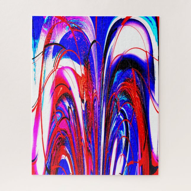 Tangled art jigsaw puzzle (Vertical)