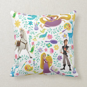 Tangled   Friends to the End Pattern Throw Pillow