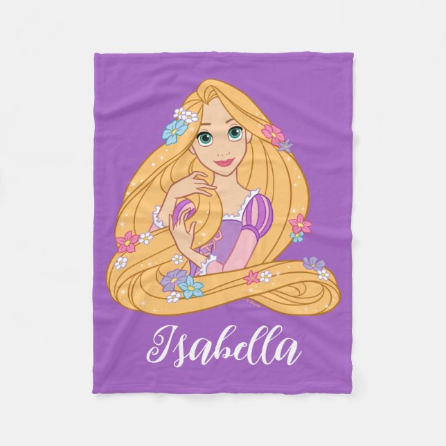 Tangled in Bloom Fleece Blanket (Front)