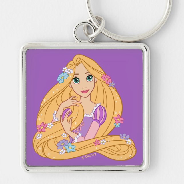 Tangled in Bloom Keychain (Front)