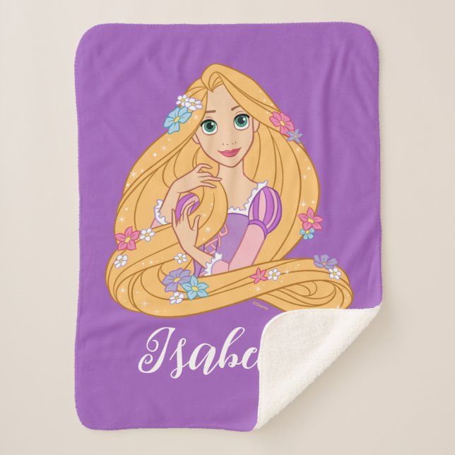 Tangled in Bloom Sherpa Blanket (Front)