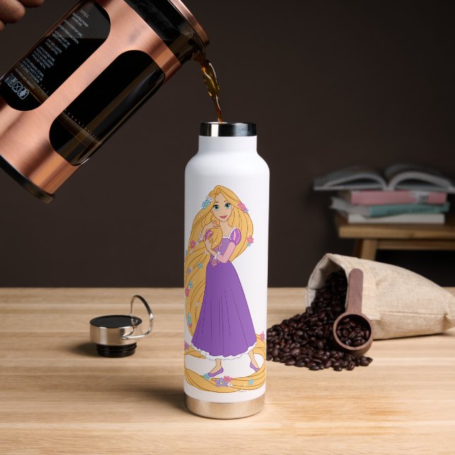 Tangled in Bloom Water Bottle (Coffee)
