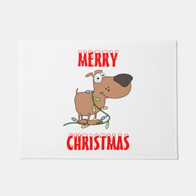 Tangled in Lights Doormat (Front)