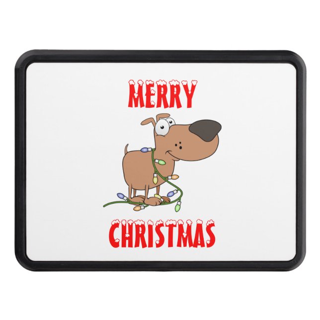 Tangled in Lights Trailer Hitch Cover (Front)