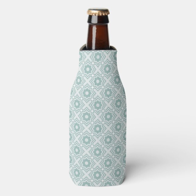 Tangled Lattice Pattern Bottle Cooler (Bottle Front)