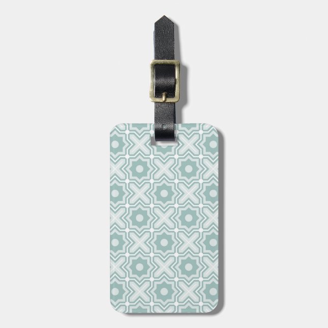 Tangled Lattice Pattern Luggage Tag (Front Vertical)