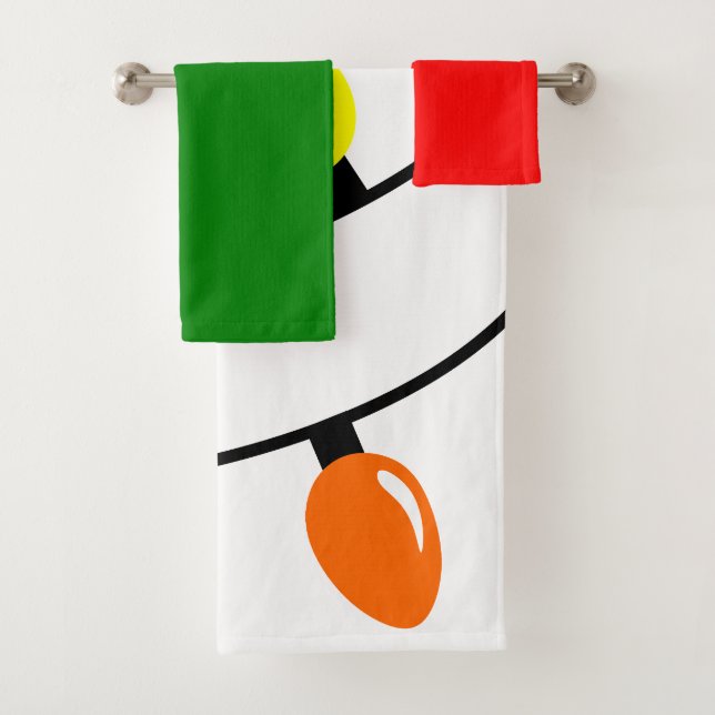 Tangled Lights Bath Towel Set (Insitu)