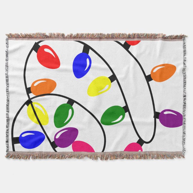 Tangled Lights Throw Blanket (Front)