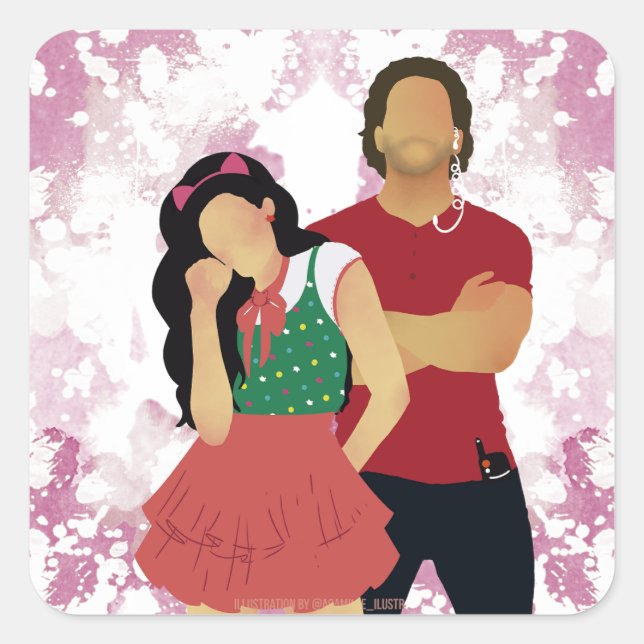 Tangled Like Us - AC Square Sticker (Front)