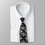 Tangled Lines With Shadows Tie<br><div class="desc">Tangled lines pattern with a shadow on a transparent background neck tie</div>